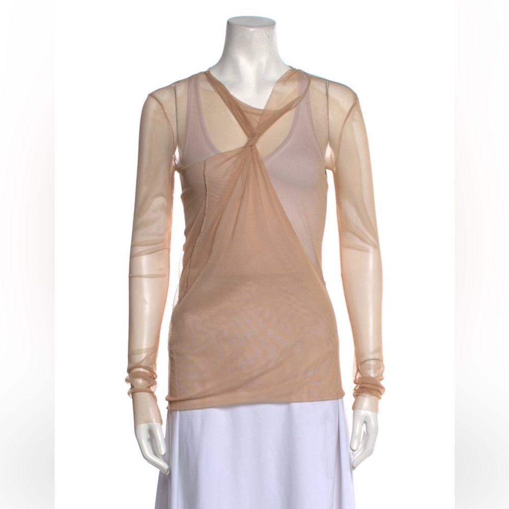 Andreadamo Cowl Neck Long Sleeve Top in Size XS
